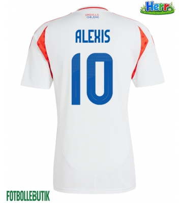 Chile Alexis Sanchez #10 Bortatröja Copa America 2024 Kortärmad